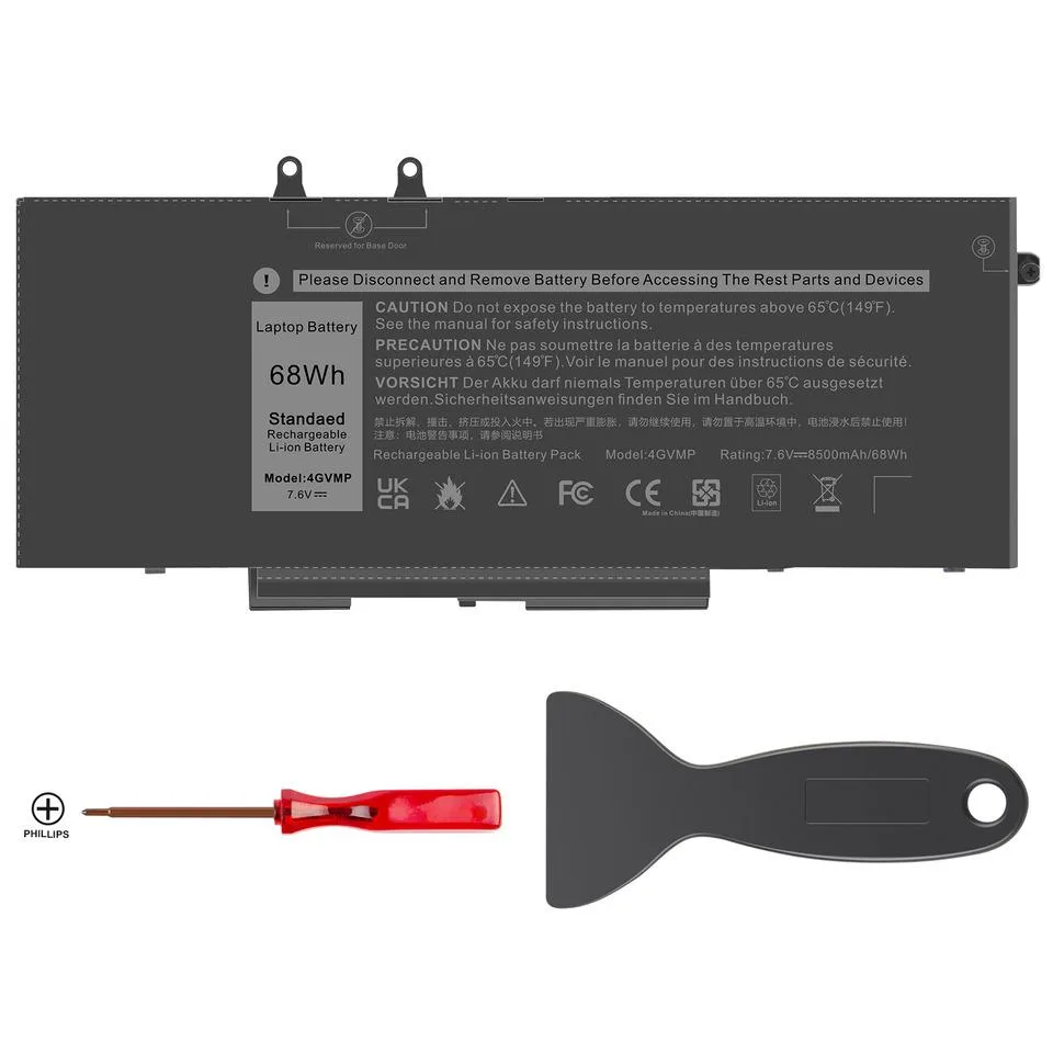 DELL DELL 68Wh 7.6V Laptop Battery Latitude 5400 5410 5500 5510 — product photo