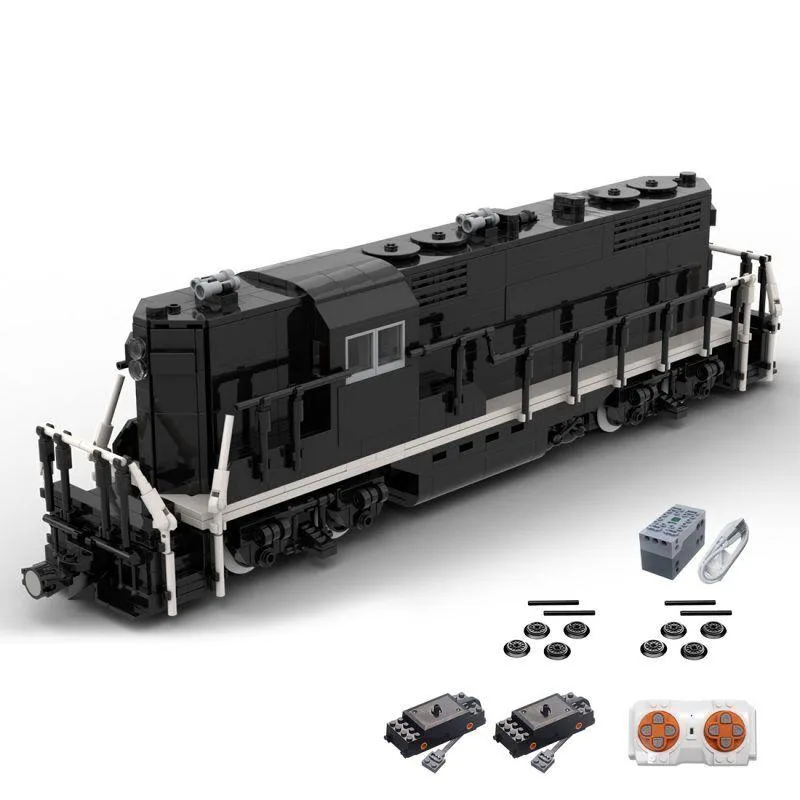 ZITIANYOUBUILD ZITIANYOUBUILD Custom MOC-82000 Illinois GP9 Train 1264 Parts Educational — product photo