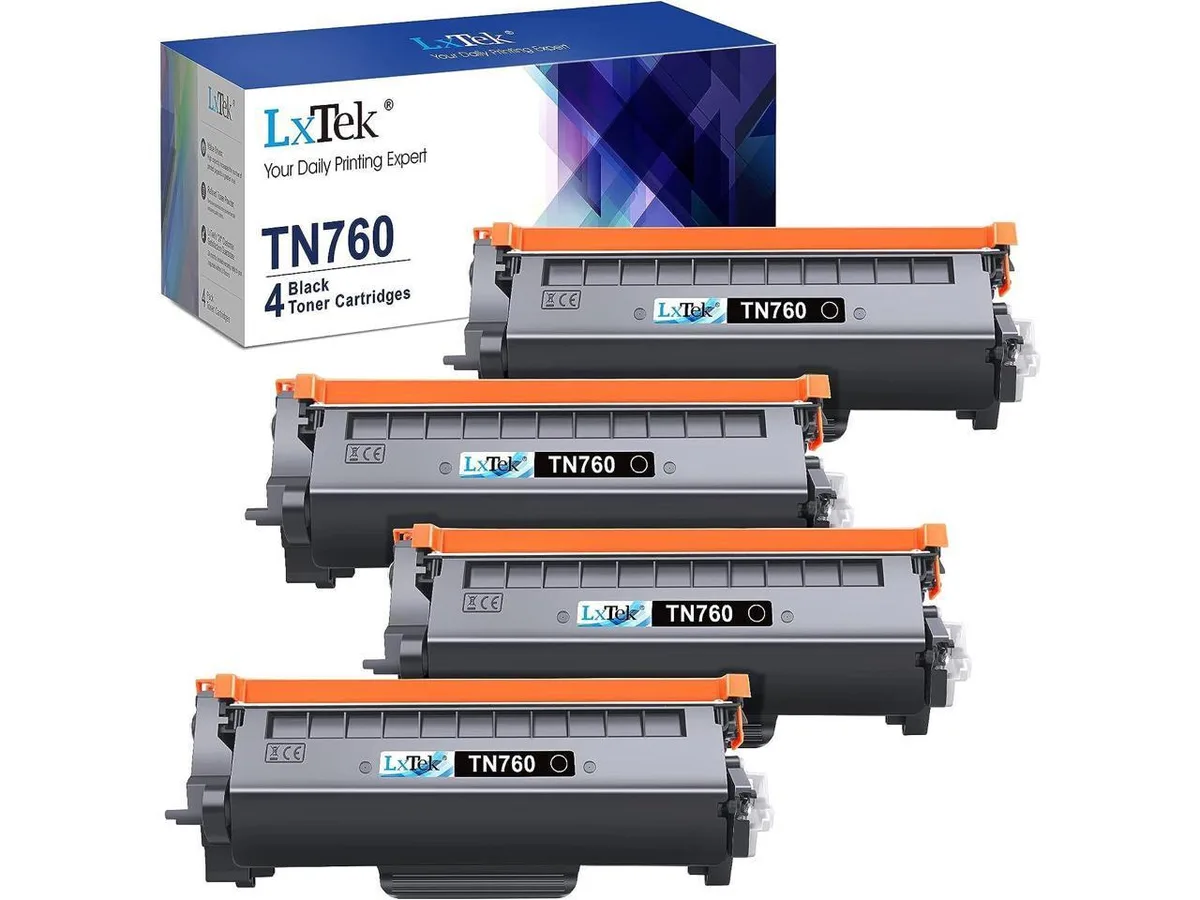 V4ink V4ink TN760/TN730 Black Toner Cartridge 4 Pack — product photo