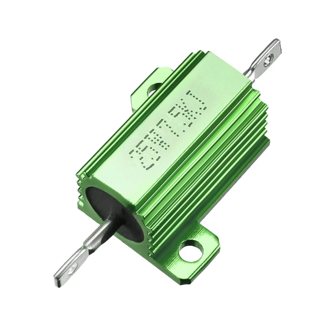Unique-Bargains Unique-Bargains 25W 7.5k Ohm Wirewound Resistor Aluminium Housing Green 1pcs — product photo