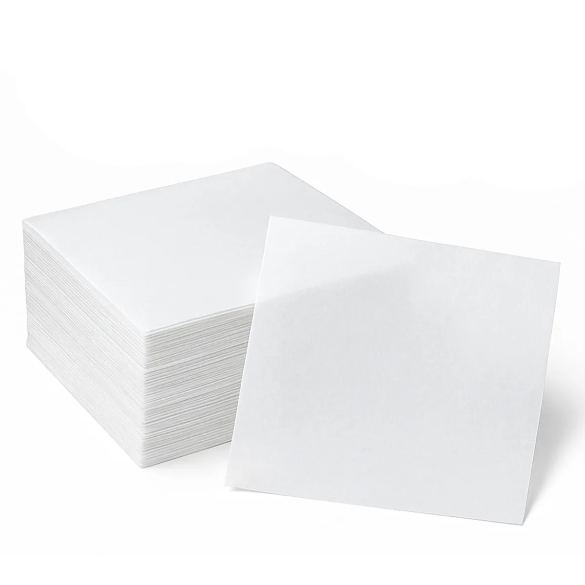 Square patty paper sheets, 5.5 x 5.5 inches, vinyl finish, pack of 1000