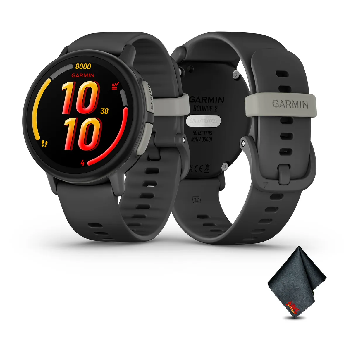 Garmin Garmin Bounce 2 Kids Smartwatch Slate Gray 1.3" .48" 612 — product photo