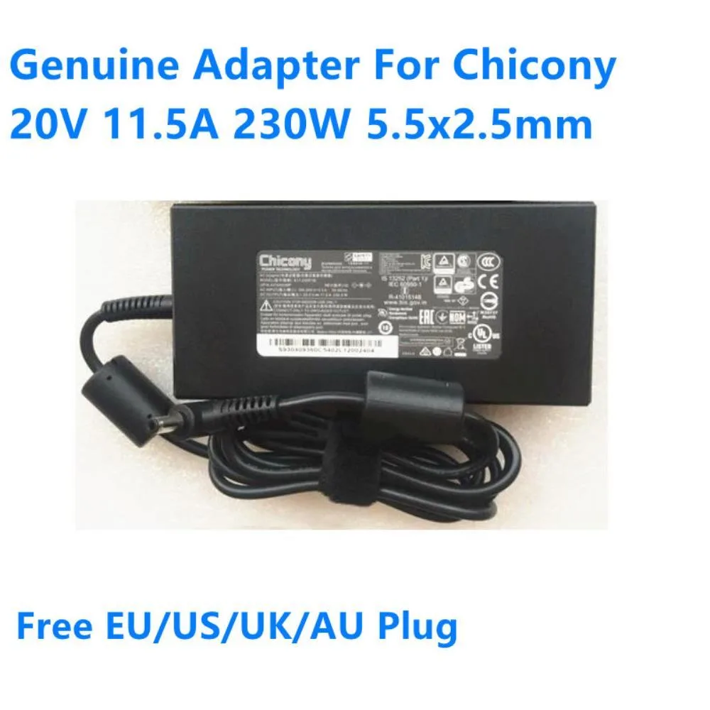 Graviton Graviton 230W 20V 11.5A 5.5x2.5mm AC Adapter — product photo