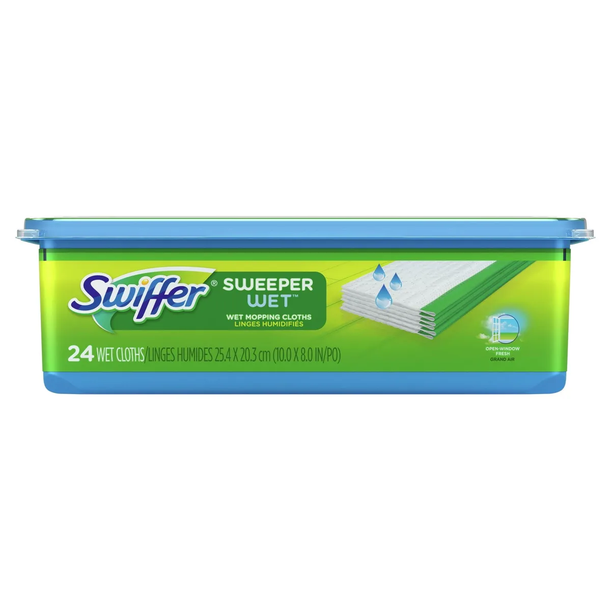 Procter &amp; Gamble Procter &amp; Gamble 74597 Swiffer Sweeper Wet Mopping Pad Refills Open-Window Fresh Scent 24 Count — product photo
