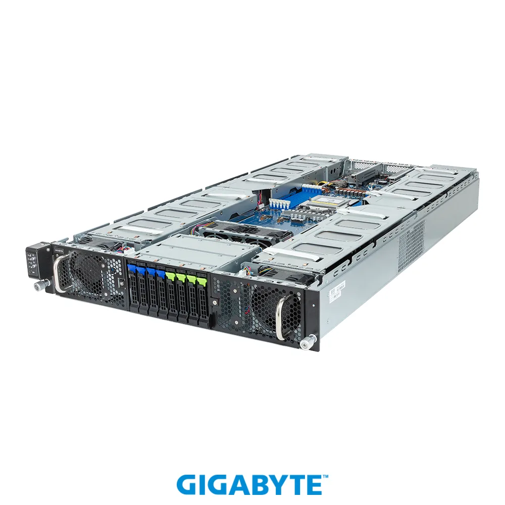 GIGABYTE GIGABYTE G294-Z22-AAP2 barebone server AMD EPYC 9004/9005 12 DDR5 8 GPU — product photo