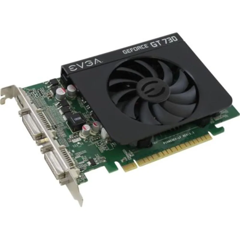 EVGA EVGA GeForce GT 730 1 GB DDR3 Single Slot graphics card — product photo