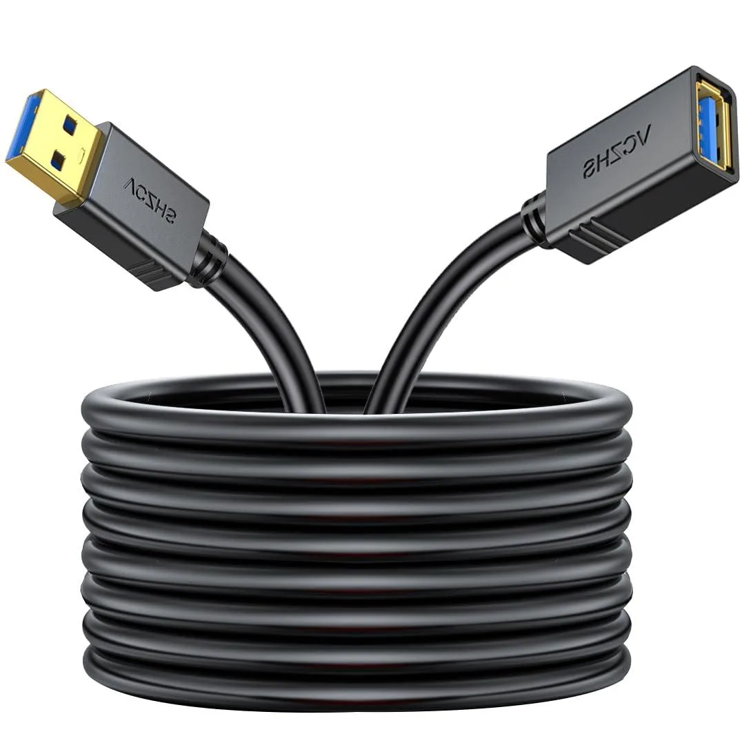 No Sew No Sew USB 3.0 Extension Cable 6 ft Male-to-Female 5 Gbps Black — product photo