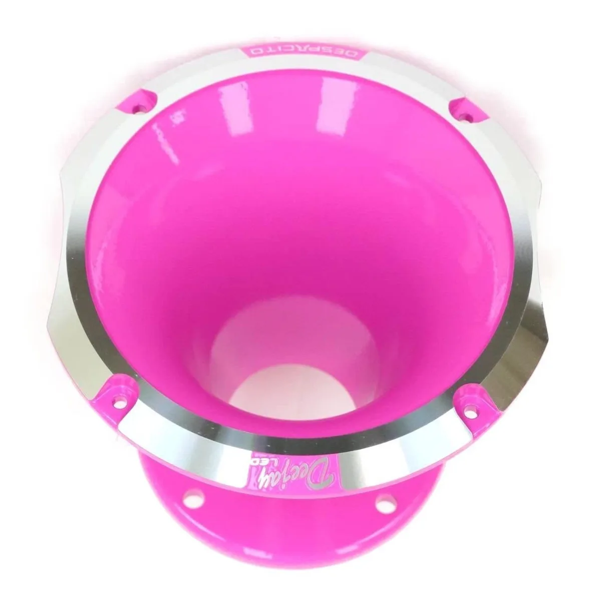 Deejay LED Deejay LED TBH1450PINK Circular Despacito Aluminum Horn Flare Pink 2-in Throat — product photo