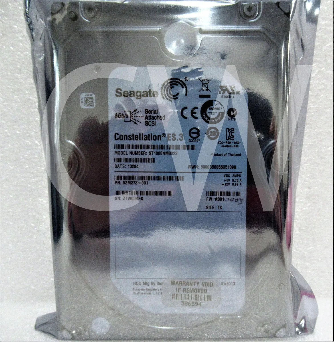 Seagate Seagate ST1000NM0023 1TB 7200RPM 128MB 3.5" SATA internal hard drive — product photo