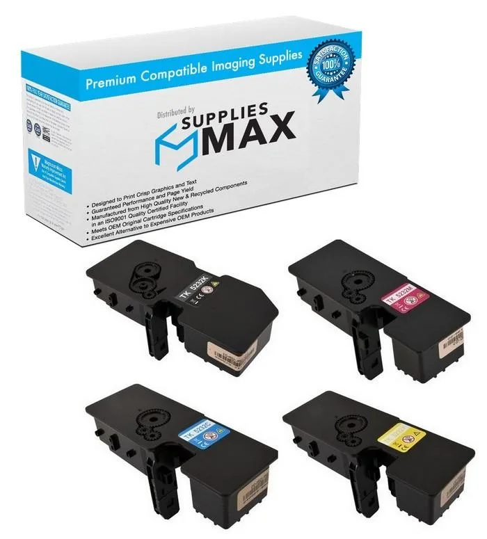 SuppliesMax SuppliesMax KYOTK-5232-COMBO Toner Cartridge Combo Pack (BK/C/M/Y) — product photo
