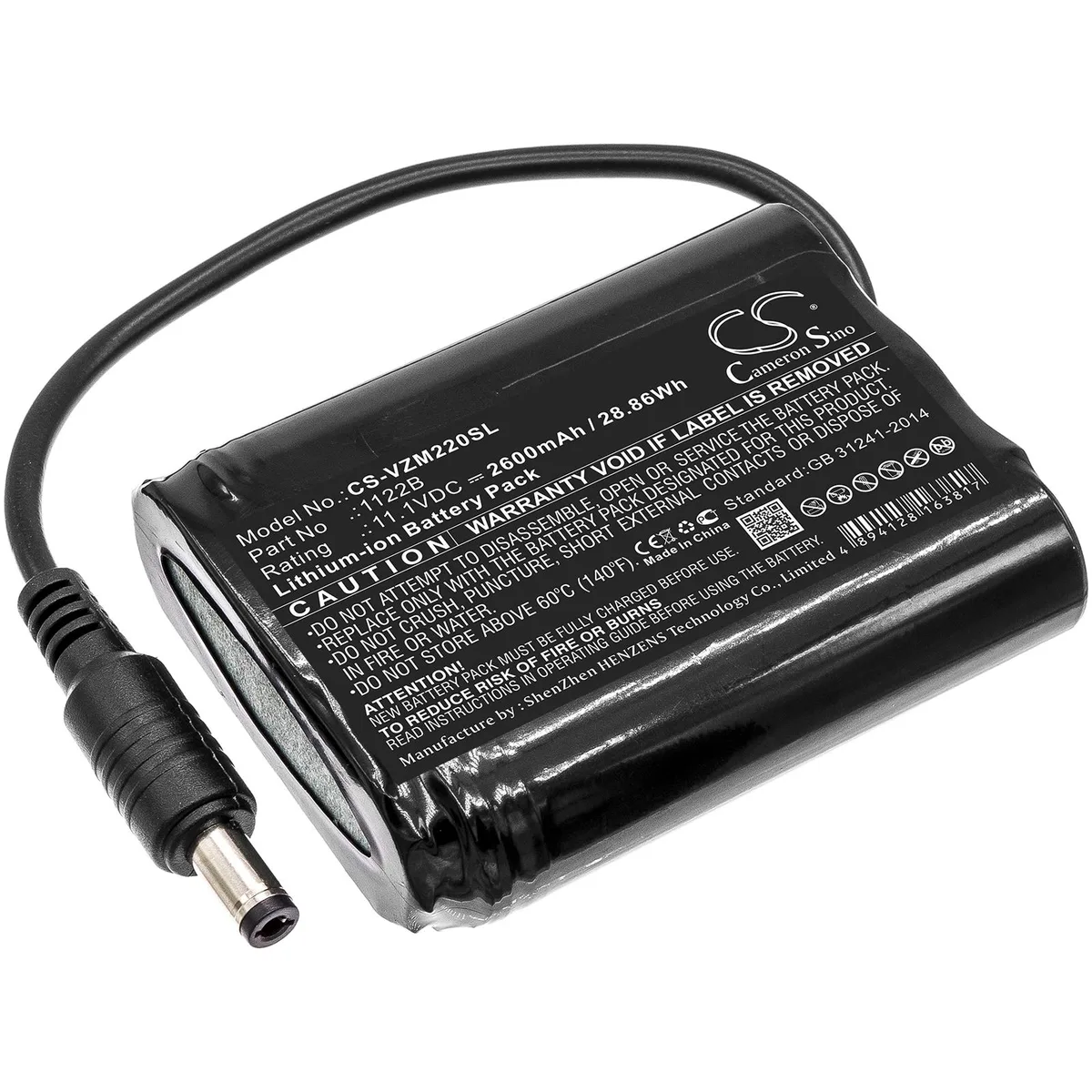 Cameron & Co Cameron & Co DS-CS-VZM220SL 11.1V 2600mAh standard battery — product photo