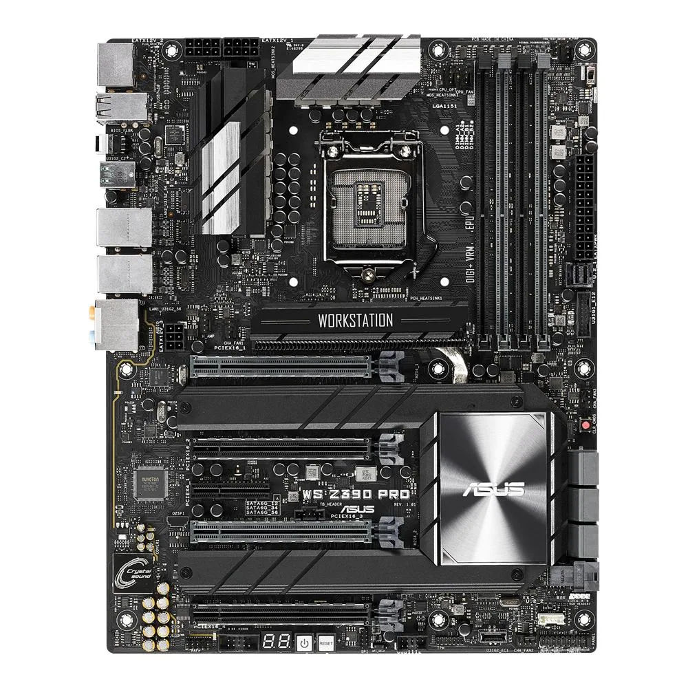 ASUS ASUS WS Z390 PRO Intel Motherboard LGA 1151 — product photo