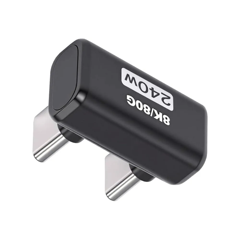 LORDWORLD LORDWORLD USB 5.0 80Gbps Male-to-Male Adapter U-Shape 240W 16K 8K 5K — product photo