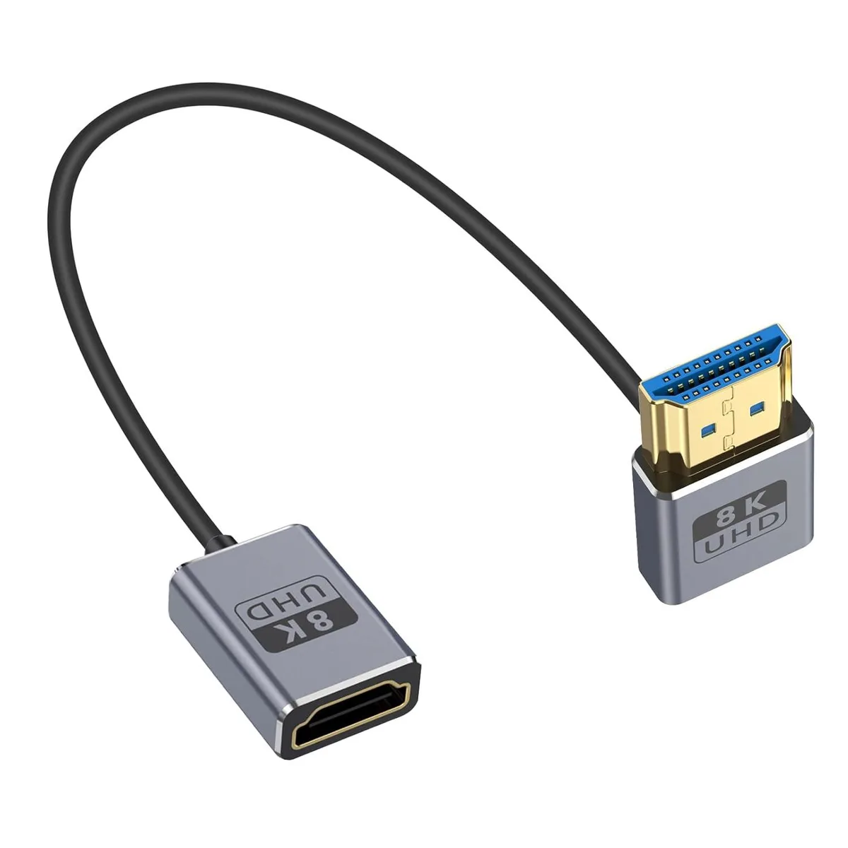 FLEANE FLEANE 90 Degree HDMI Adapter Cable 1FT 48Gbps 8K@60Hz 4K@240Hz — product photo