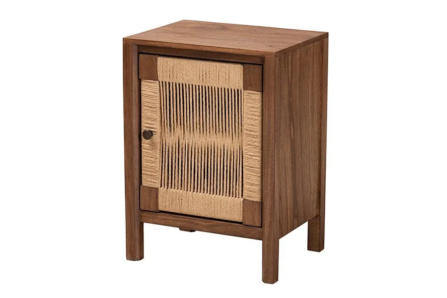 bali &amp; pari bali &amp; pari Holitz Bohemian Nightstand Walnut Bayur Wood 15.70" W 11.80" D 21.70" H — product photo