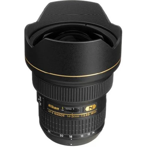 Nikon Inc Nikon AF-S NIKKOR 14-24mm f/2.8G ED Lens camera kit — product photo