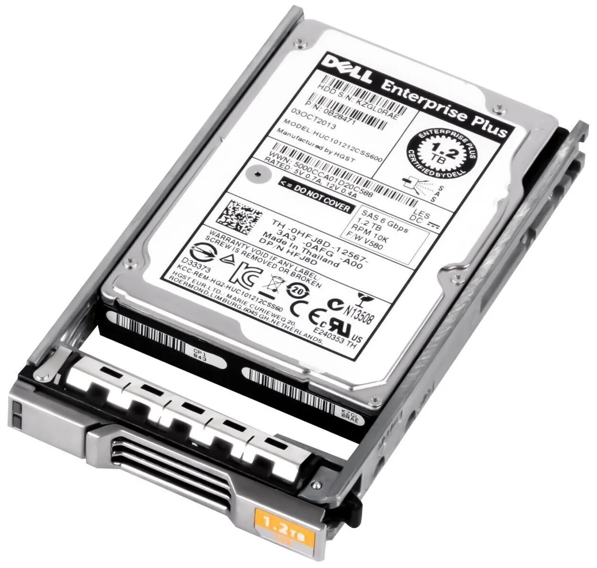 DELL DELL HUC101212CSS600 1.2TB 10K 6Gb/s 2.5" SAS accessory — product photo