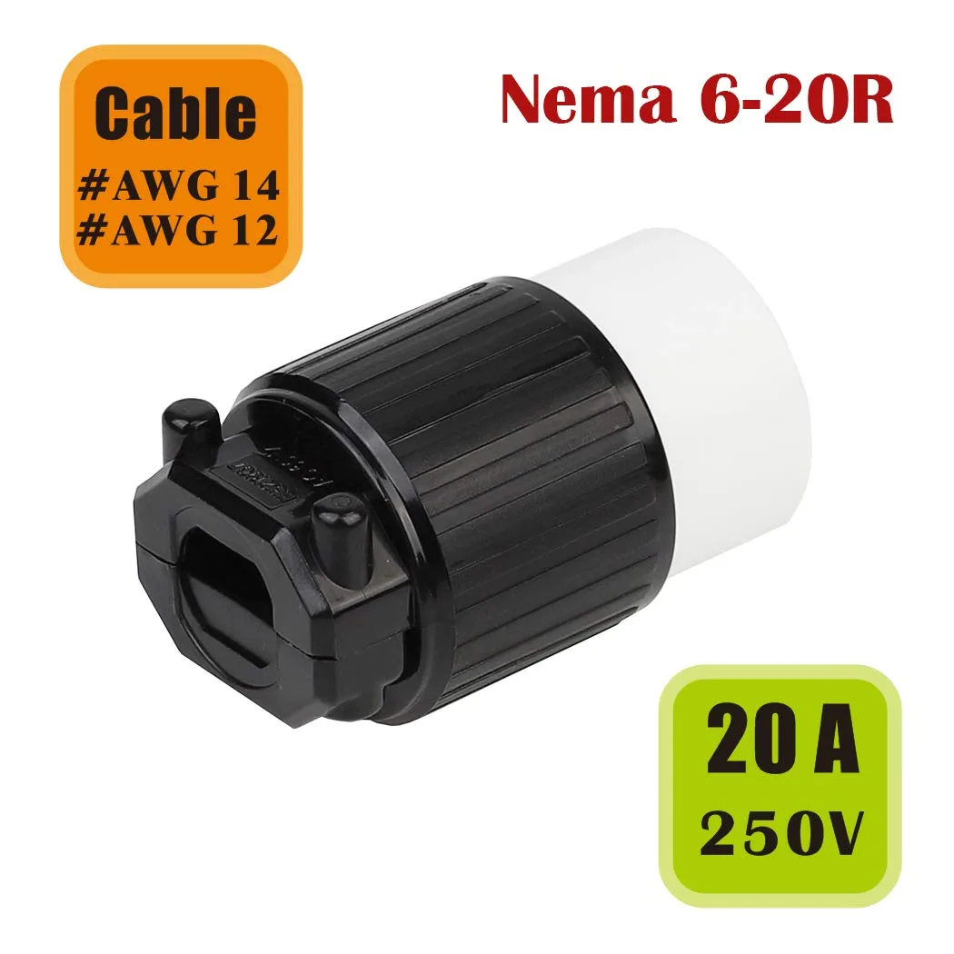 TeKit TeKit 6-20R Female Cord Connector gender changer — product photo