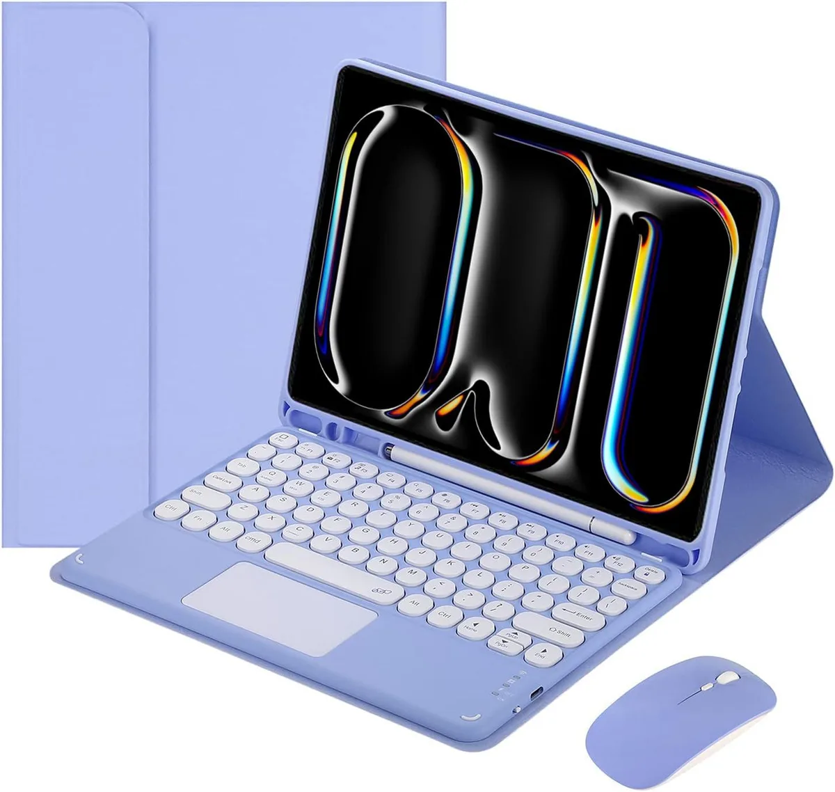 Timoom Timoom Purple Keyboard Case with Mouse for iPad Pro 11 M4 2024 — product photo