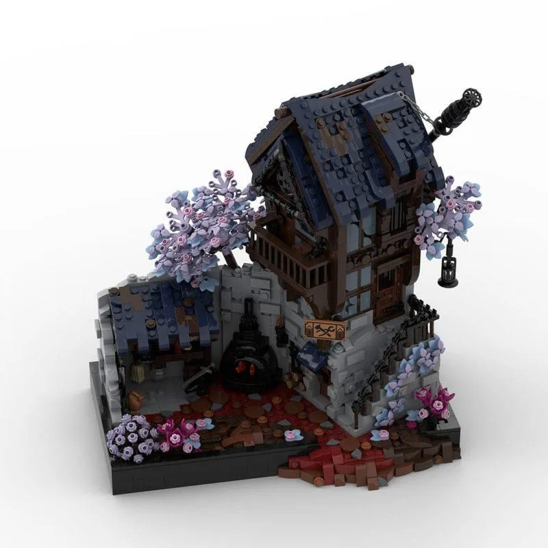 ZITIANYOUBUILD ZITIANYOUBUILD MOC-213181 Medieval Iron Smithy 2626PCS Building Blocks Set — product photo
