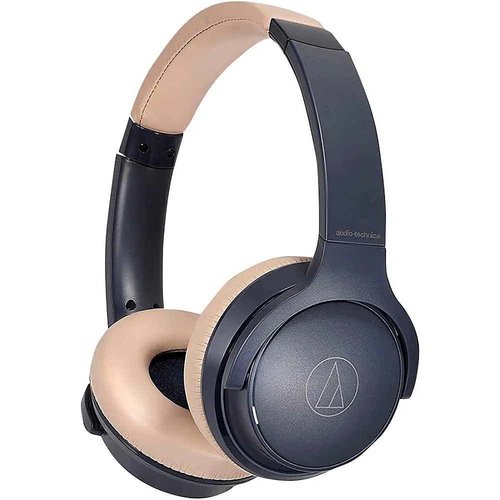 Audio-Technica Audio-Technica ATHS220BTNBG Wireless On-Ear Headset Navy/Beige — product photo