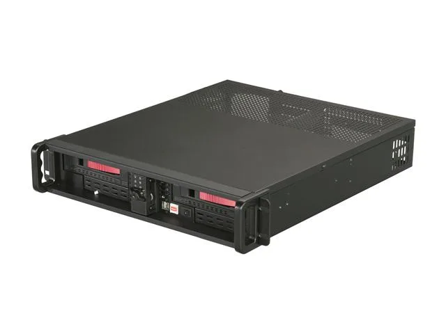 iStarUSA Inc. iStarUSA Inc. D200ND-2T7SA-RD 2U Red Server Chassis — product photo
