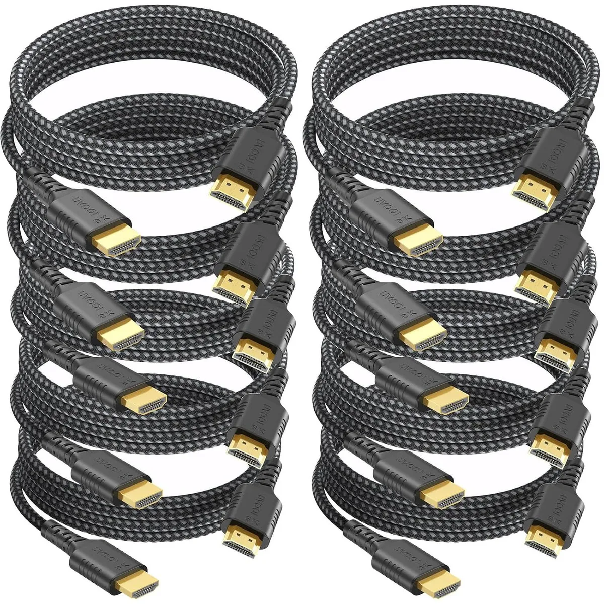 Keyence Keyence HDMI 2.1 cable 10-pack 6ft 48Gbps 8K 60Hz 4K 240Hz 165Hz 144Hz — product photo
