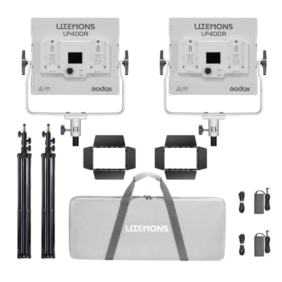 Godox Photo Equipment Co. Ltd Godox Litemons LP400R 36W RGB LED 2-Light Panel Kit Studio — product photo