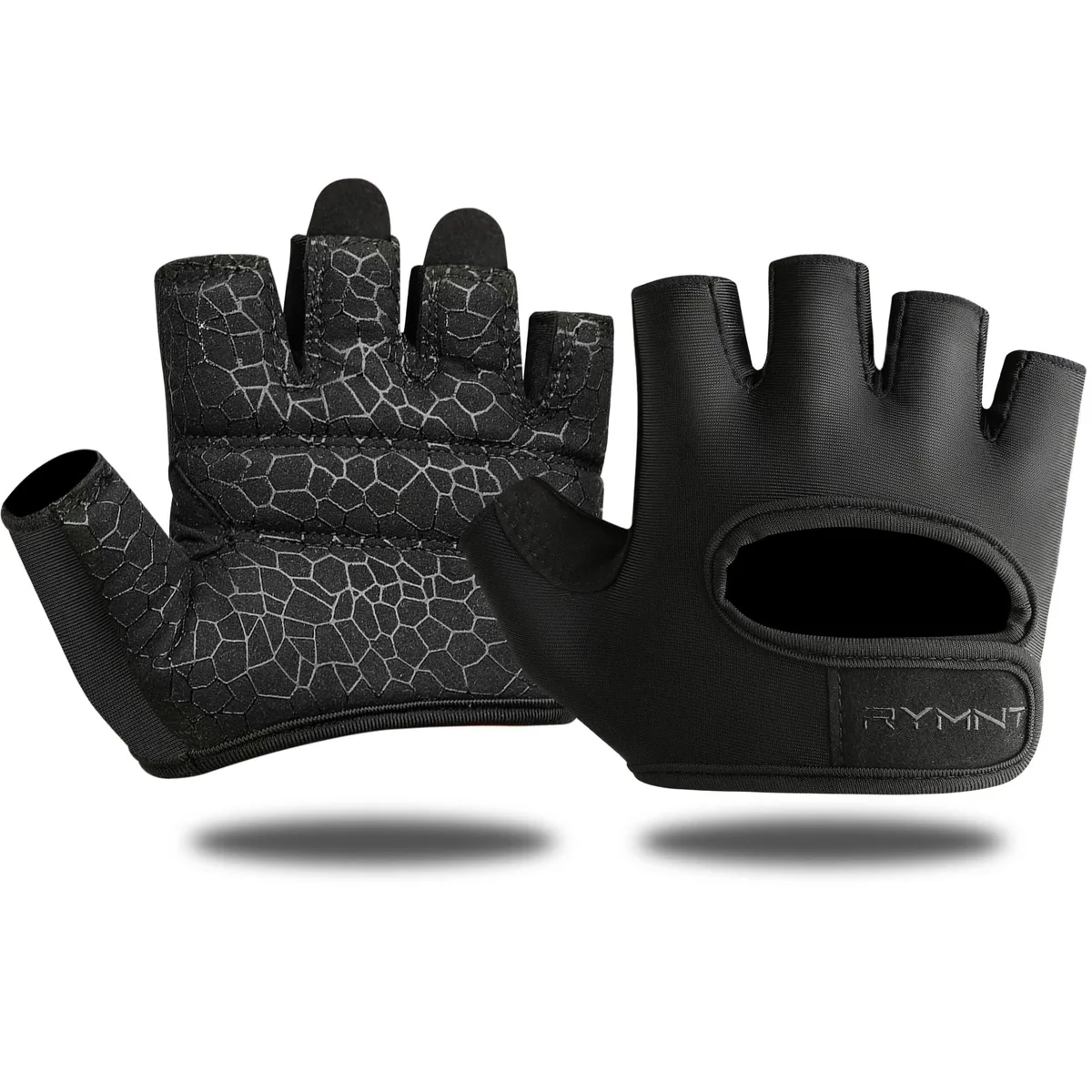  Vibe Half-Finger Weightlifting Gloves Medium 7.3-7.9in — product photo