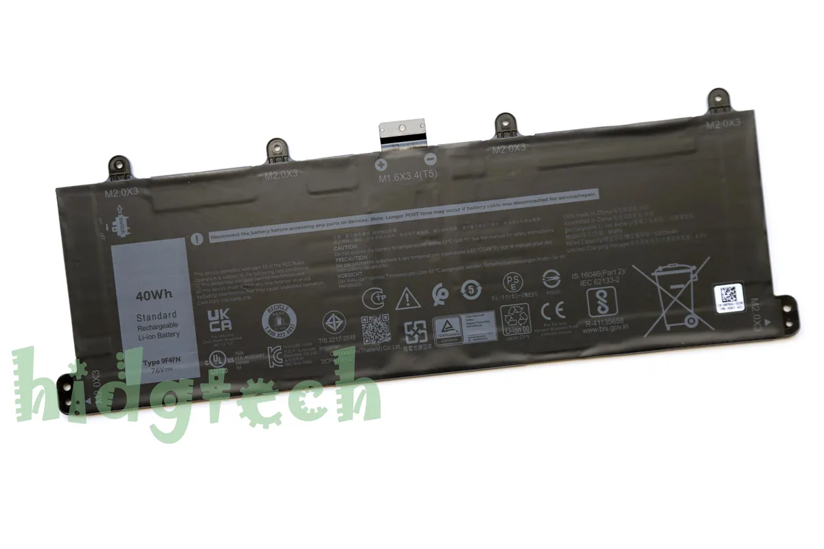 Beisite Beisite 9F4FN laptop battery 40Wh 7.6V for Dell Latitude 7320 2-in-1 2ICP4/79/111 — product photo