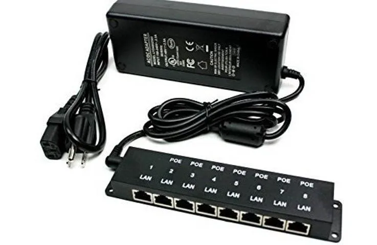 PoE Texas PoE Texas 8 Port PoE Injector 48V 120W 802.3af/at — product photo