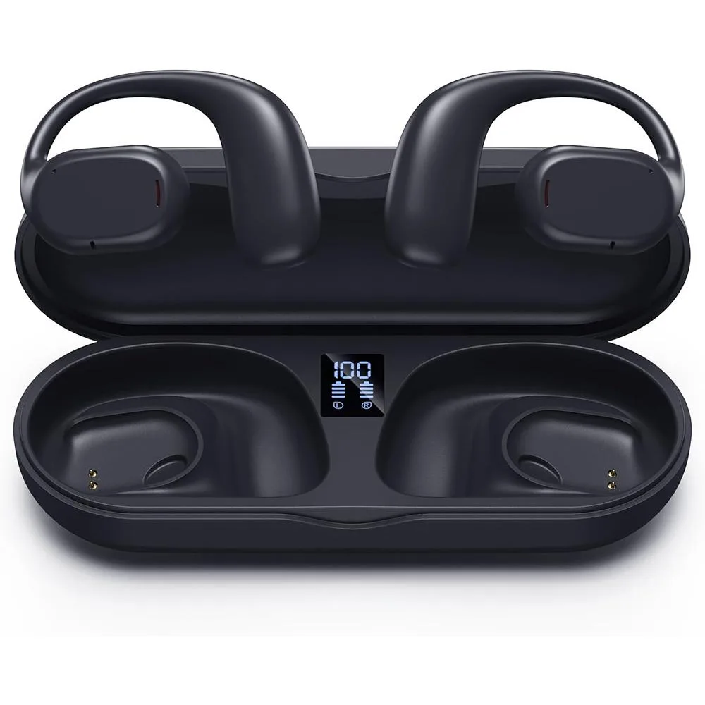 Teamyo Teamyo Open Earbuds Bluetooth 5.3 16mm 24h Black — product photo
