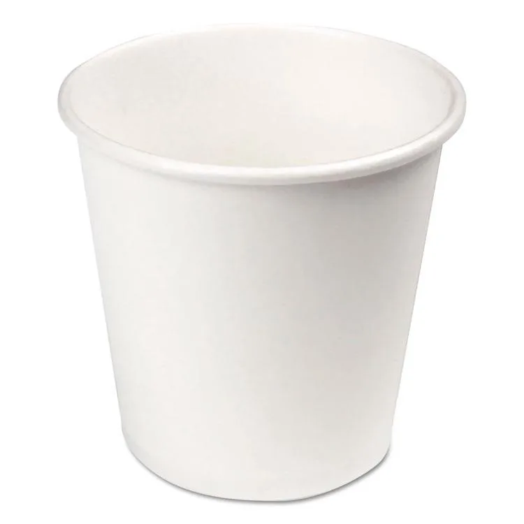 Boardwalk Boardwalk BWKWHT4HCUP 4.00 oz Paper Hot Cups 1000/Carton — product photo