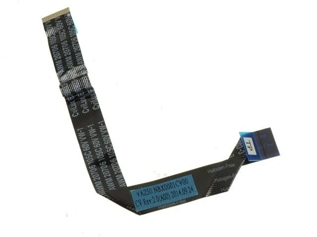 Flat beige ribbon cable with gold connectors for Dell Latitude E7240 touchpad