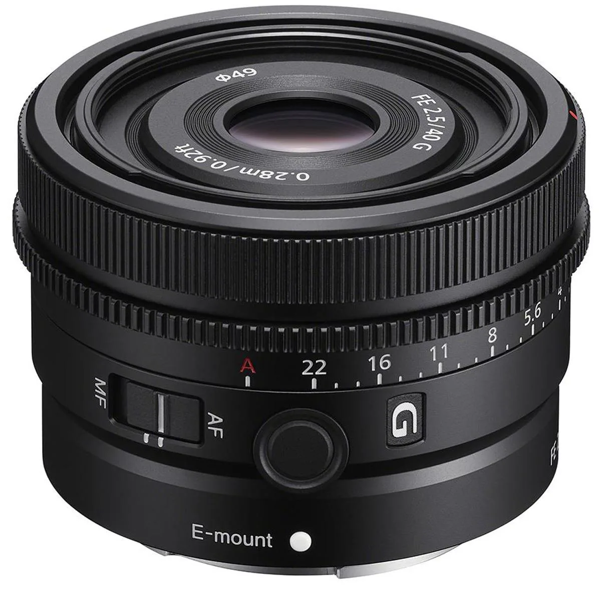 Sony Sony FE 40mm F2.5 G full-frame compact prime lens — product photo