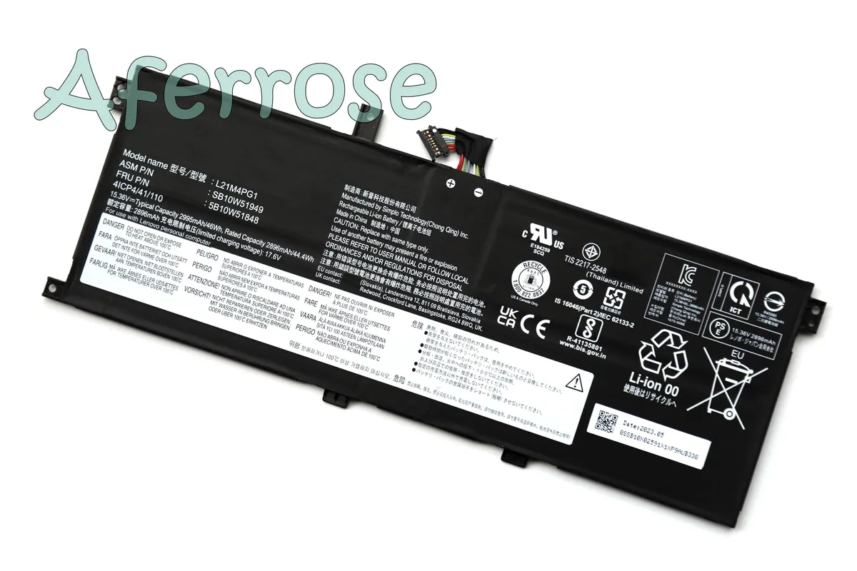 GOLDIX GOLDIX L21C4PG1 L21D4PG1 L21L4PG1 L21M4PG1 46Wh 15.36V laptop battery — product photo