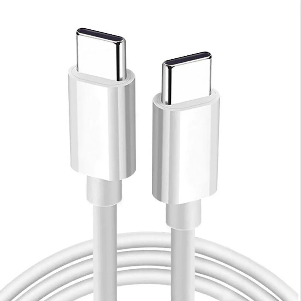 JacobsParts Inc. JacobsParts Inc. DTC-H1-BLK USB-C to USB-C cable 3 ft 60W White — product photo