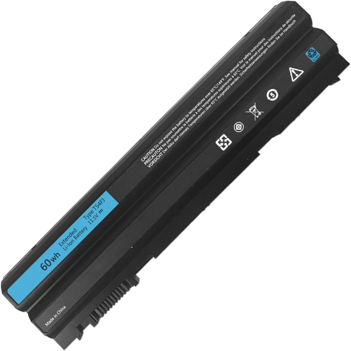 PISKEKAT PISKEKAT 60WH T54FJ Laptop Battery 11.1V 5400mAh 6-Cell — product photo