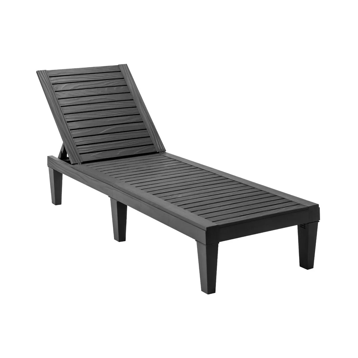 SlickBlue SlickBlue Outdoor Recliner Chair 5-Position Black — product photo