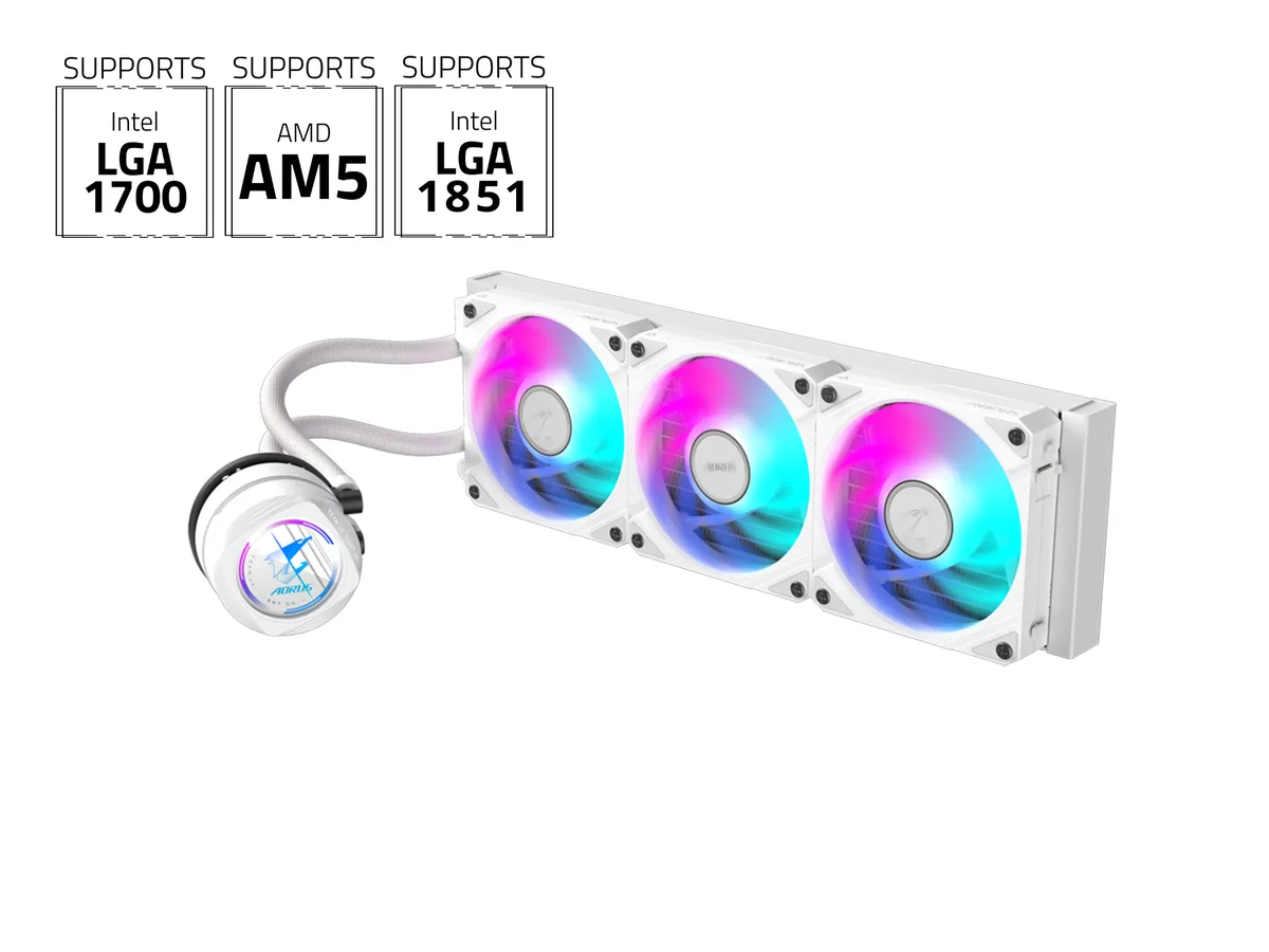 GIGABYTE GIGABYTE AORUS WATERFORCE II 360 ICE liquid cooler — product photo