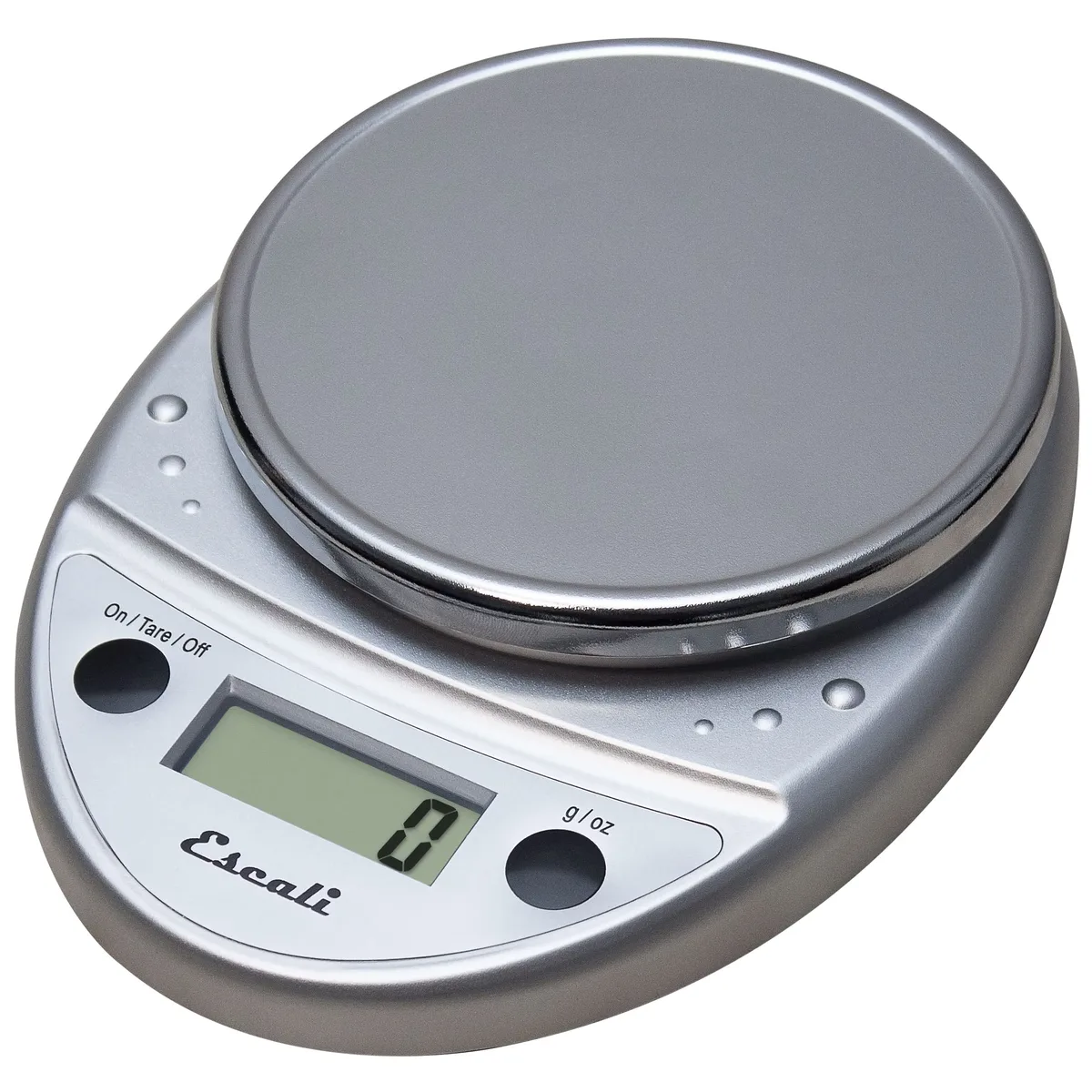  Primo Digital Food Scale 8.5 x 6 x 1.5 inches Chrome — product photo