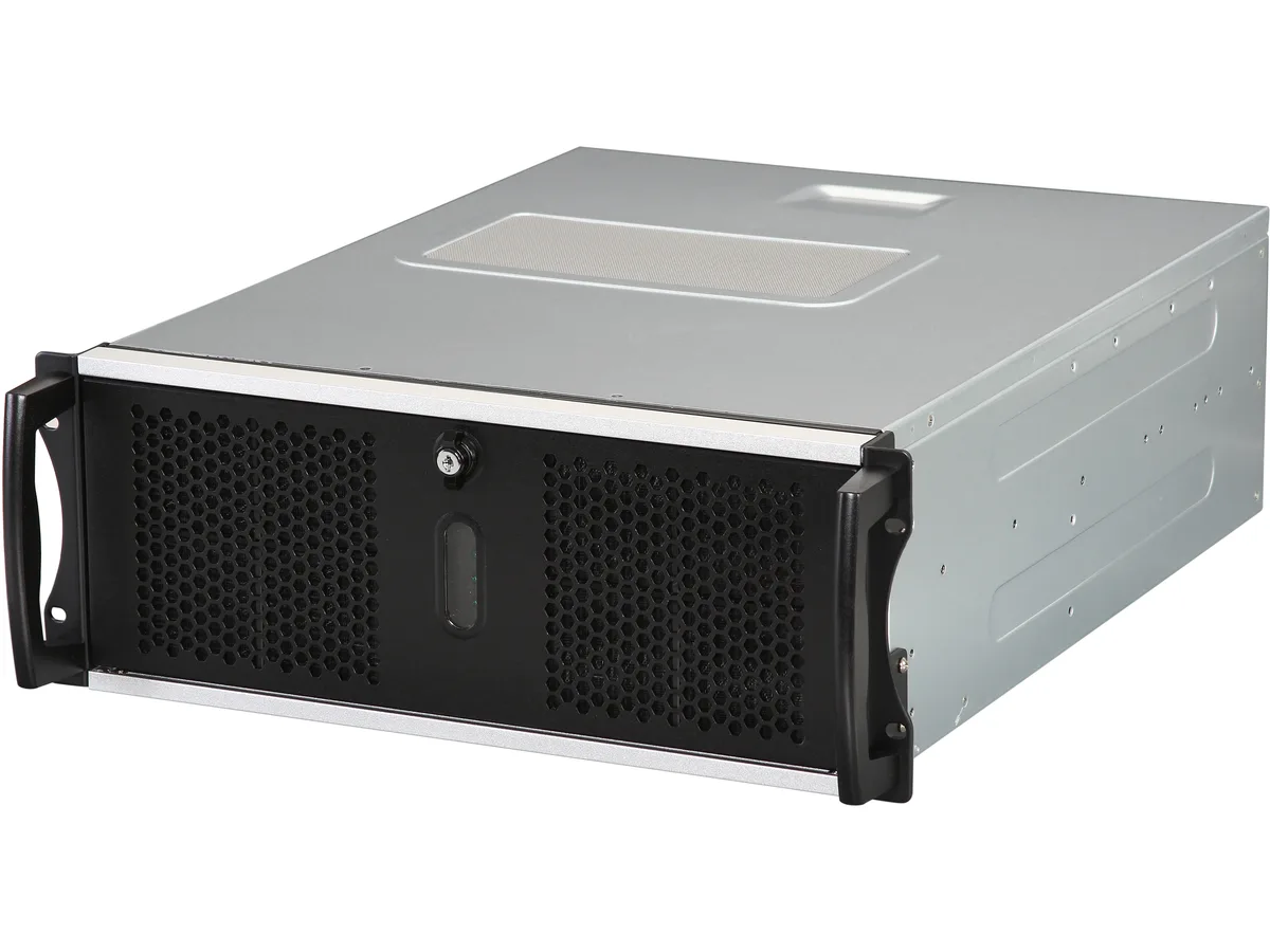Chenbro Chenbro RM41300-FS81 4U server chassis for four Tesla GPUs — product photo