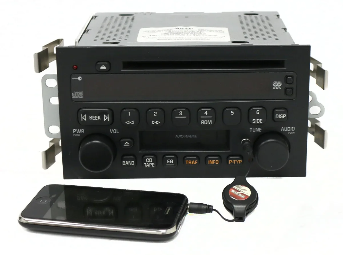1 Factory Radio 1 Factory Radio 25734856 AM FM Cassette CD Receiver with 3.5 mm Aux — product photo
