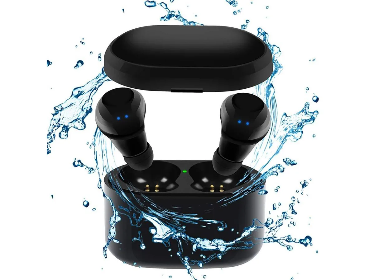Werleo Werleo Wireless Earbuds Black IPX5 35ft Range .18oz Accessory — product photo