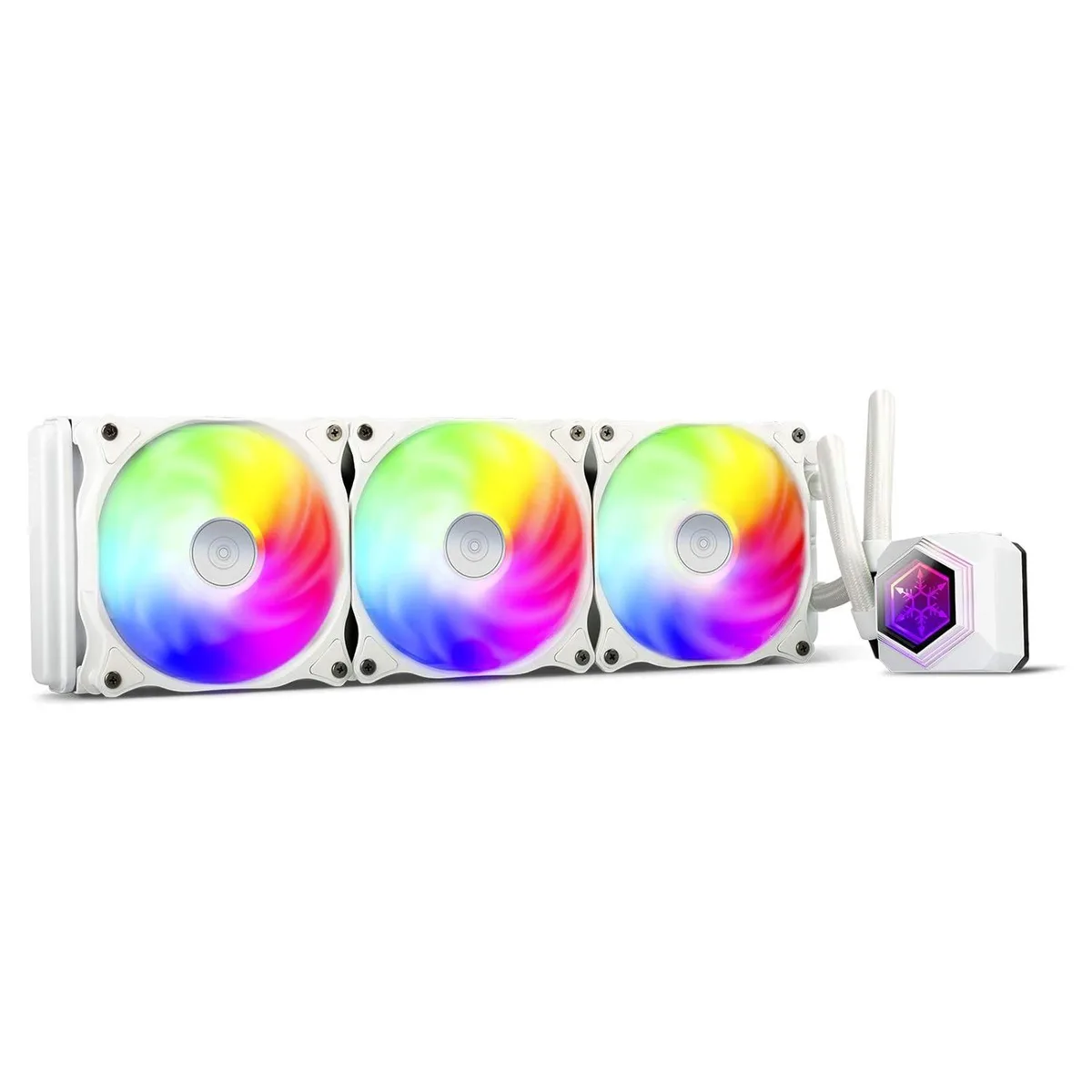Silverstone SilverStone Permafrost PF360W-ARGB V2 White 360mm liquid cooler — product photo
