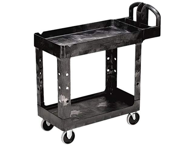 Rubbermaid Rubbermaid 450088BK Utility Cart Two-Shelf 500 lb Black — product photo