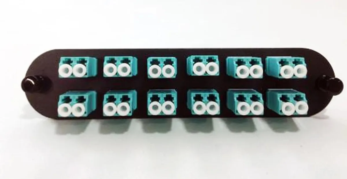Other Electricities Other Electricities CCH-CP24-E4 Compatible Fiber Adapter Panel 12 LC Duplex OM3/OM4 — product photo