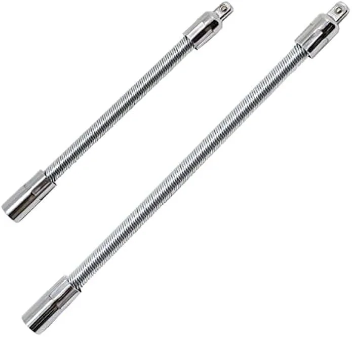 TAURKENAM TAURKENAM 3/8 Flexible Socket Extension 2pcs 8 inch 12 inch — product photo