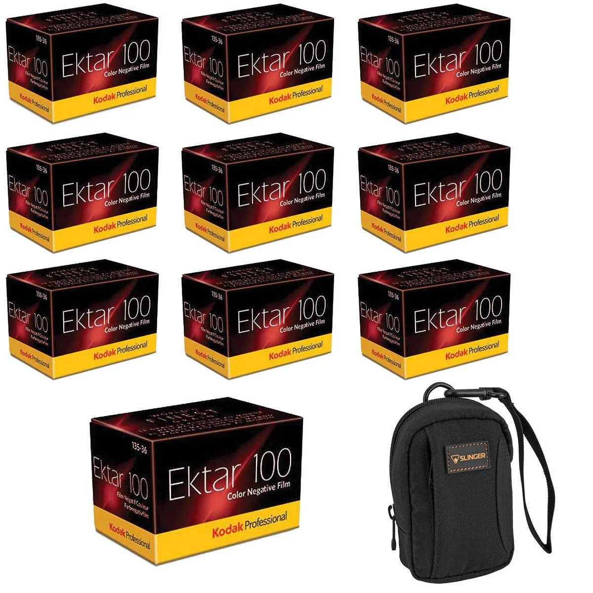 Kodak Kodak Ektar 100 35mm Color Negative Film 10-Pack with Camera Bag — product photo