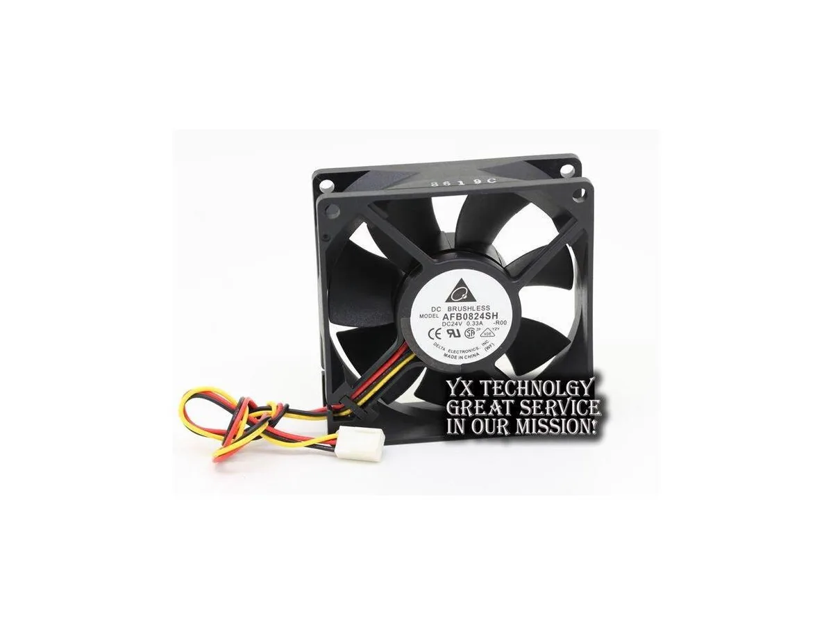 Fans Fans AFB0824SH 8025 80 mm 24 V .33 A dual ball bearing case fan — product photo